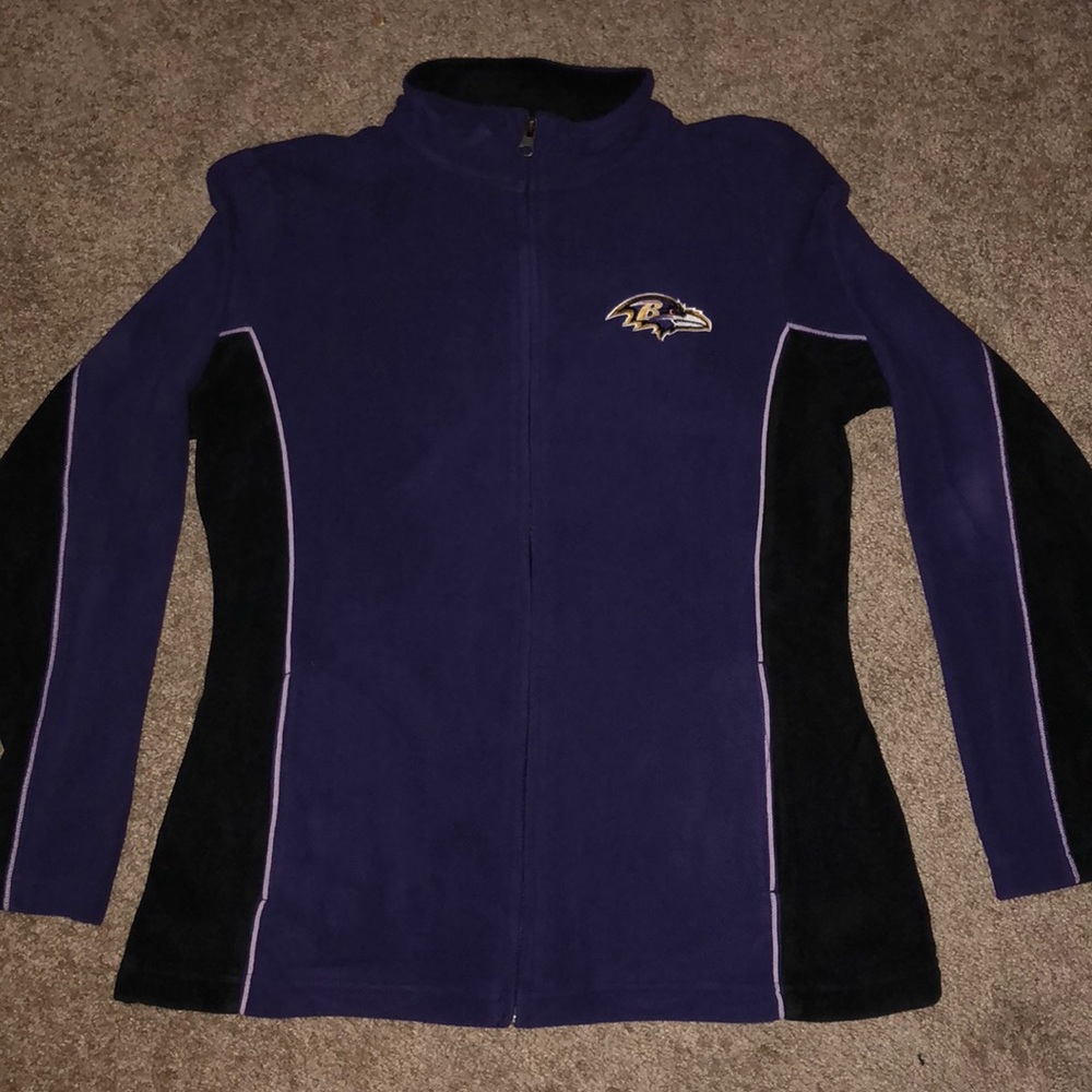 BALTIMORE RAVENS ZIP UP JACKET